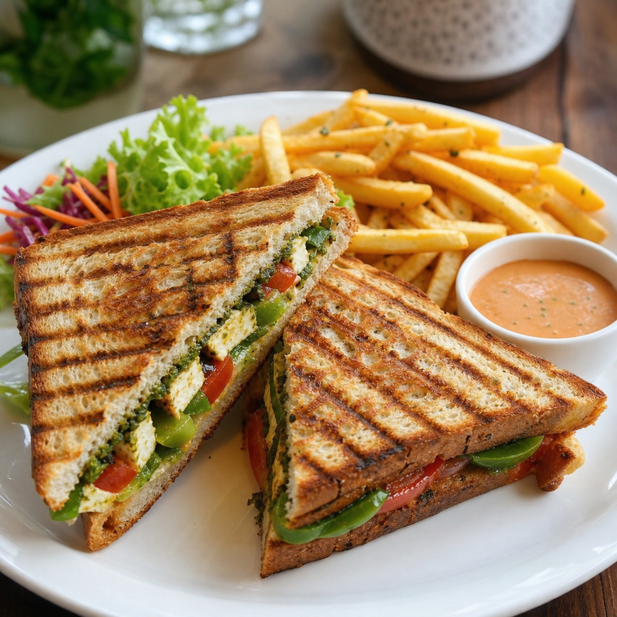 Grilled Paneer Sandwich